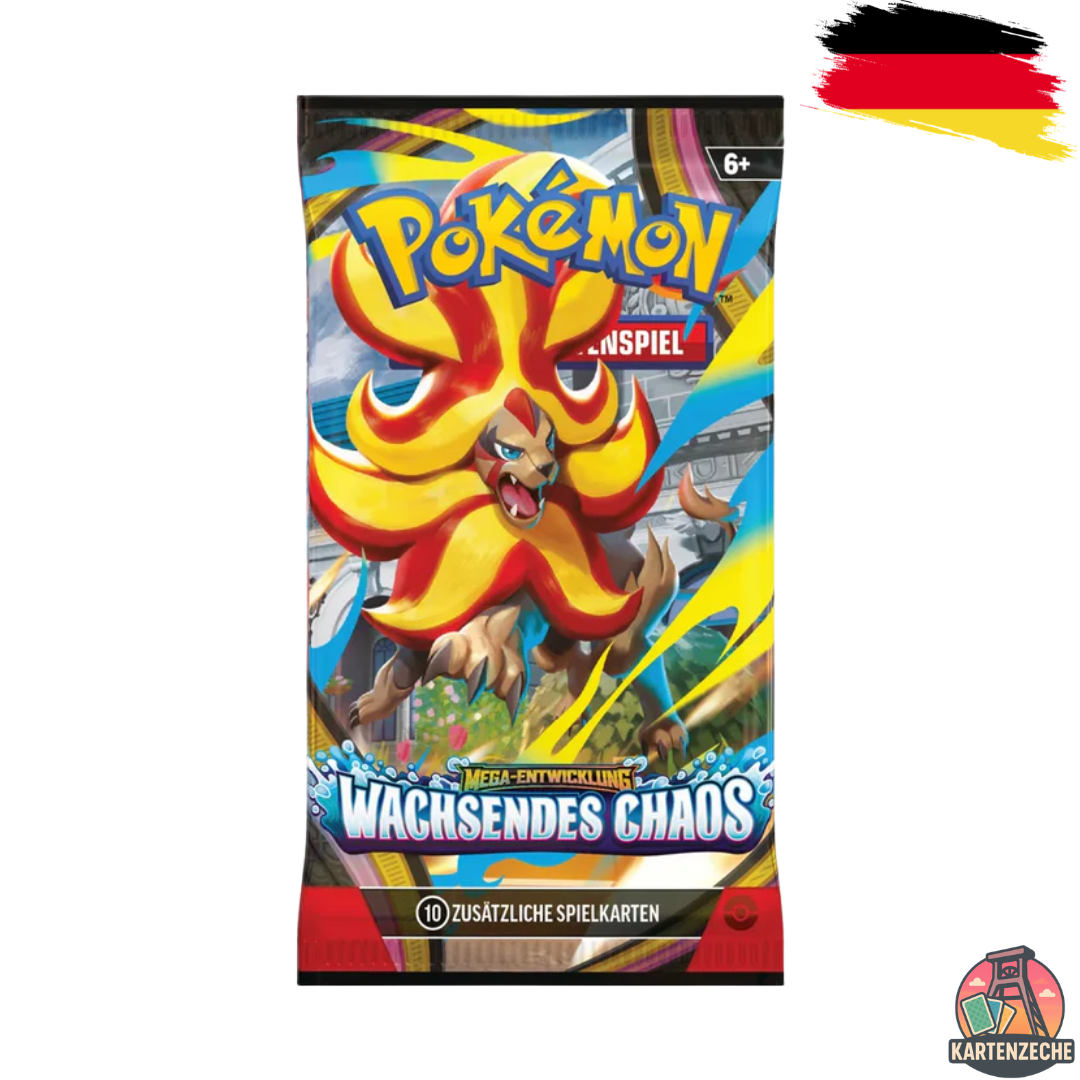 Pokémon Mega-Entwicklung – Wachsendes Chaos Display (DE) ME04