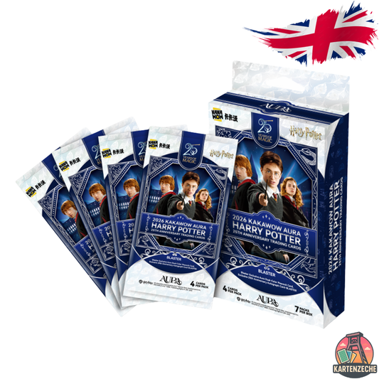 KAKAWOW - 2026 Aura Harry Potter 25th Anniversary Trading Cards Blaster (ENG)