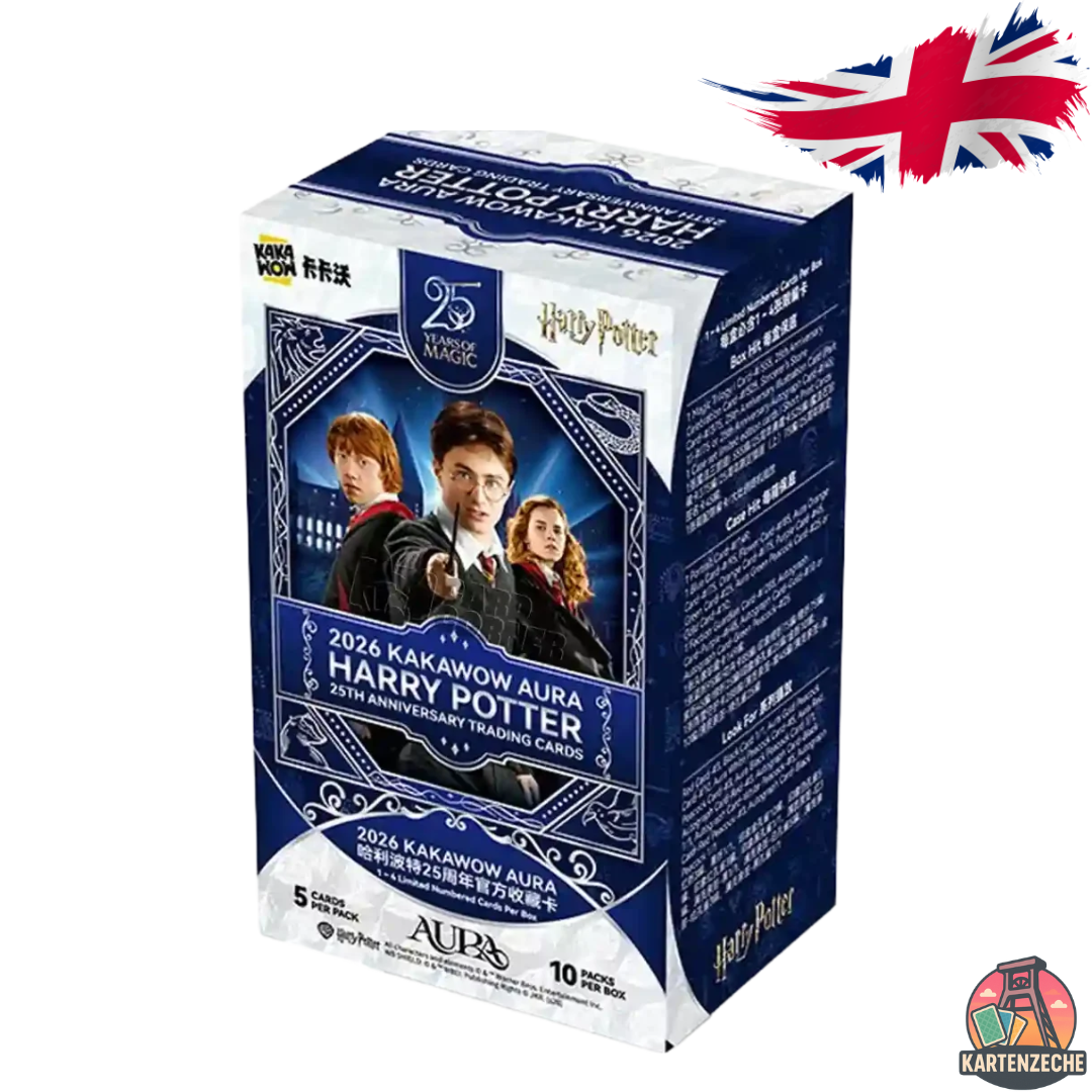 KAKAWOW - 2026 Aura Harry Potter 25th Anniversary Trading Cards Box (ENG)