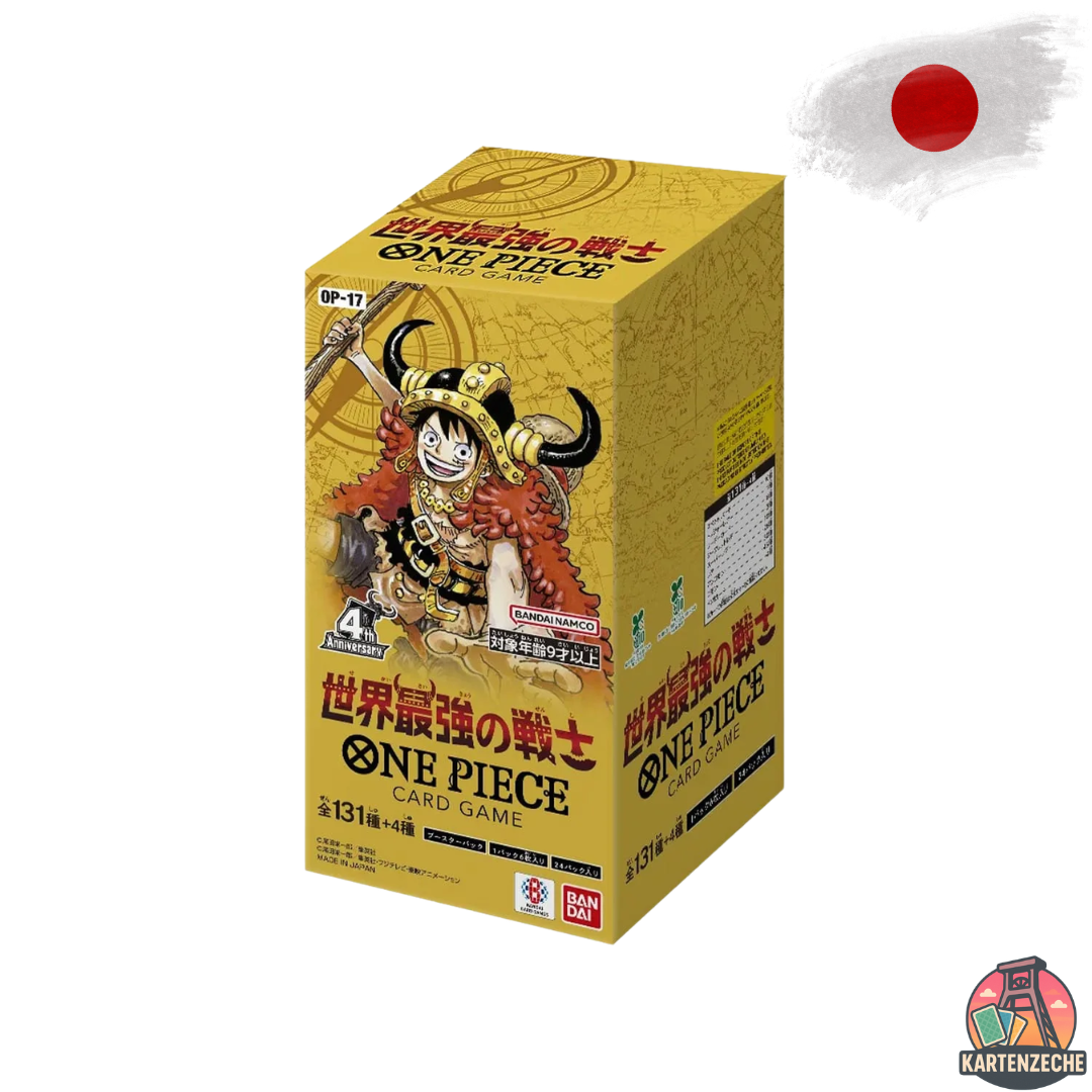One Piece OP-17 - The World's Strongest Warriors - Booster Display (Japanisch)