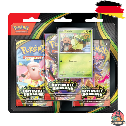Pokémon Optimale Ordnung 3er Blister (DE) ME03