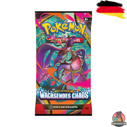 Pokémon Mega-Entwicklung – Wachsendes Chaos 3er Blister (DE) ME04
