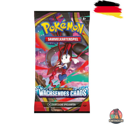 Pokémon Mega-Entwicklung – Wachsendes Chaos 3er Blister (DE) ME04