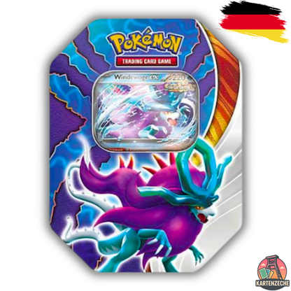 Pokémon Paradoxclash Tin Box - Eisenblatt / Windewoge - (DE)